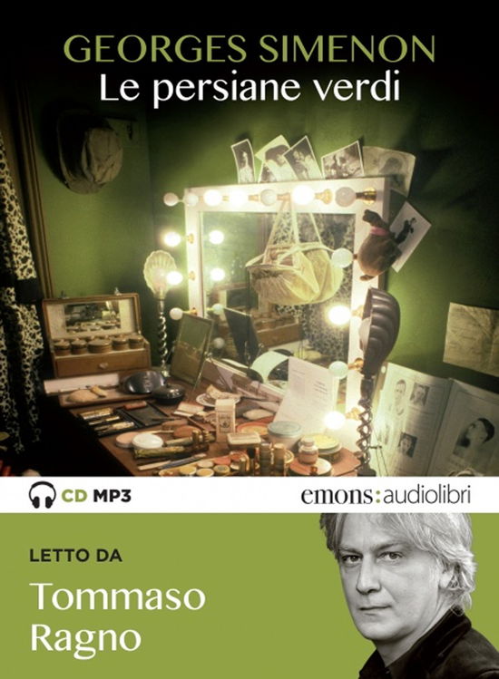 Cover for Georges Simenon · Le Persiane Verdi Letto Da Tommaso Ragno. Audiolibro. CD Audio Formato MP3 (DVD)