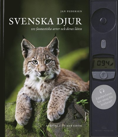 Cover for Jan Pedersen · Svenska djur : 100 svenska arter och deras läten (kompakt) (Inbunden Bok) (2019)