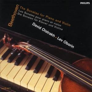 Cover for Oistrakh David / Oborin Lev · Beethoven: Sonatas for Piano &amp; (CD) [Box set] (2003)