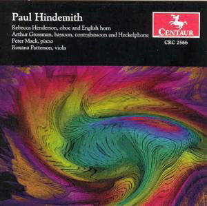 Sonata For Oboe & Piano - P. Hindemith - Musiikki - CENTAUR - 0044747256627 - 2004