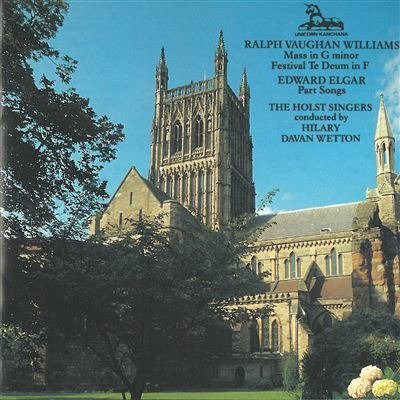 Cover for Ralph Vaughan Williams  · Festival Te Deum (1937) Coro E Organo - BirchJohn (Organo) / Davan Wetton Hilary (CD)