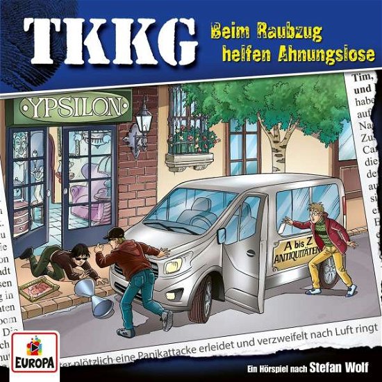 Cover for Tkkg · Folge 221: Beim Raubzug Helfen Ahnungslo (CD) (2022)