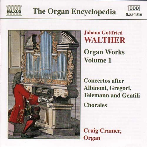 Cover for Craig Cramer · Waltherorgan Works Vol 1 (CD) (2000)