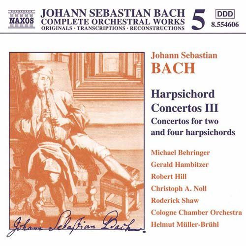 Harpsichord Concertos Iii - Johann Sebastian Bach - Musik - NAXOS - 0636943460627 - 25. november 2000