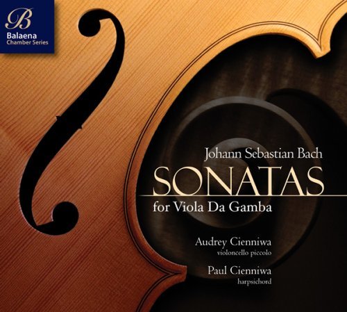 Cover for Bach,j.s. / Cienniwa,audrey &amp; Paul · Sonatas for Viola Da Gamba (CD) [Digipak] (2009)