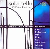 Cover for Hindemith / Krenek / Ligeti / Boettcher · 20th Century Works for Solo Cello (CD) (1999)