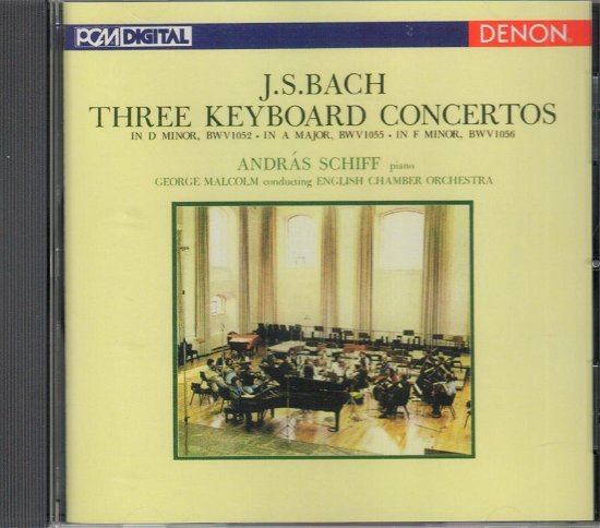 Cover for Bach · Three Keyboard Concertos (CD)