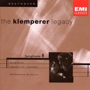 Cover for Klemperer · Klemperer- Beethoven-sym No.8 &amp; Overtures (CD) (2004)