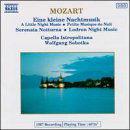 Cover for Mozart / Sobotka · Eine Kleine Nachtmusik (CD) (1992)