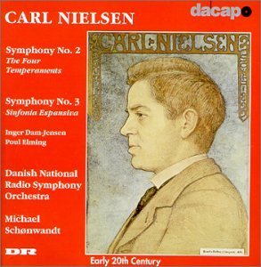 Symphony 3 Fs 60 Op 27 / Symphony 2 Fs 29 Op 16 - Nielsen / Dam-jensen / Elming - Musikk - Dacapo - 0730099982627 - 26. oktober 1999