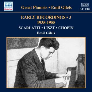 Cover for Emil Gilels · Emil Gilels Recordings  Vol 3 (CD) (2012)