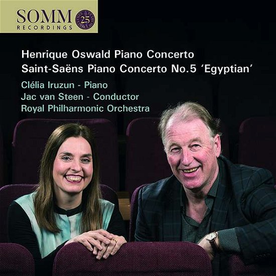 Cover for Iruzun / Rpo / Van Steen · Henrique Oswald: Piano Concerto / Camille Saint-Saens: Piano Concerto No. 5. Egyptian / Alberto Nepomuceno: Suite Antiga. Op. 11 (CD) (2020)