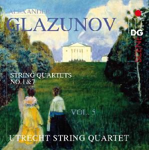 String Quartets 5 - Glazunov / Utrecht String Quartet - Musik - MDG - 0760623173627 - 26. marts 2012