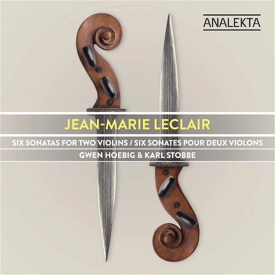 Cover for Leclair / Hoebig / Stobbe · Six Sonatas for Two Violins (CD) (2018)
