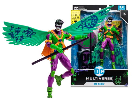 DC Multiverse Actionfigur Jokerized Red Robin (New - Bandai UK Ltd - Merchandise - BANDAI UK LTD - 0787926170627 - 30 augusti 2023