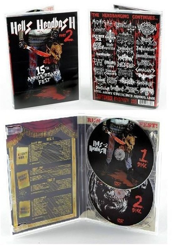 Hells Headbash - Part 2 · 15th Anniversary Festival (Double Dvd) (DVD) (2021)
