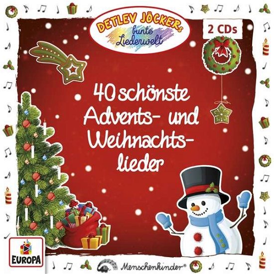 Cover for Detlev Jöcker · 40 Schönste Advents-und Weihnachtslieder (CD) (2020)