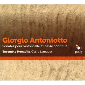 Cover for G. Antoniotto · Cello Sonatas &amp; Bass Continuo (CD) (2017)