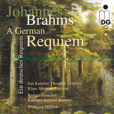 Cover for Rilling / Brown / Cachemaille · * BRAHMS J.: A German Requiem (CD) (1998)