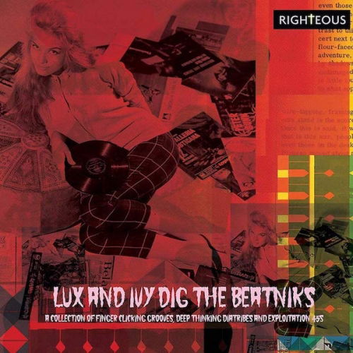 Cover for Various Artists · Lux And Ivys Dig The Beatniks: A Collection Of Finger Lickin Grooves. Deep Thinkin Diatribes And Exploitation 45S (CD) (2019)