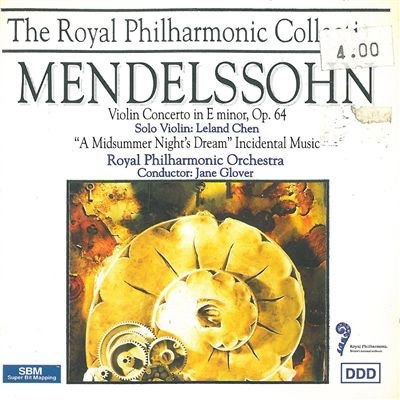 Cover for Felix Mendelssohn  · Violin Concerto (CD)
