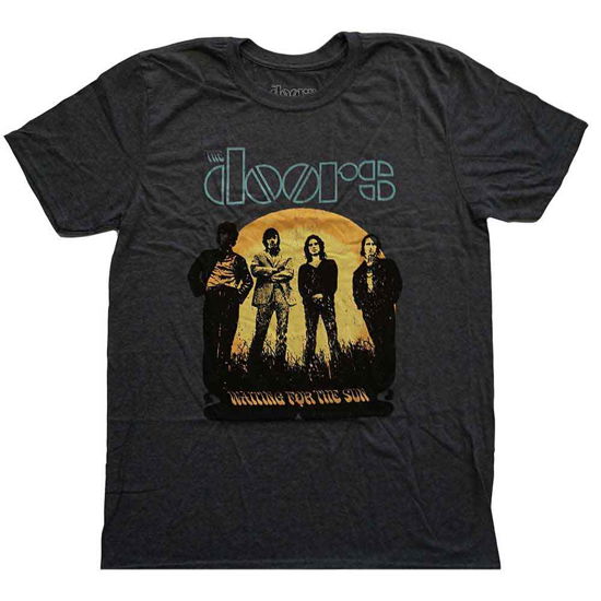 Cover for The Doors · The Doors Unisex T-Shirt: Waiting for the Sun (T-shirt) [size S] [Grey - Unisex edition] (2015)