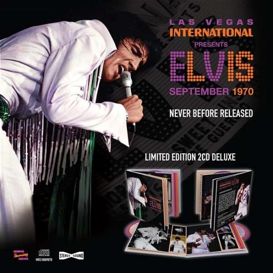Cover for Elvis Presley · Las Vegas International Presents Elvis - September 1970 (CD/BOG) [Limited edition] (2021)