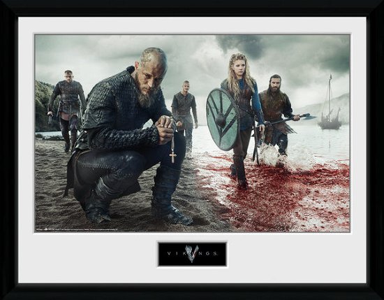 Vikings: Blood Landscape (Stampa In Cornice 30x40cm) - Vikings - Koopwaar - Gb Eye - 5028486383627 - 