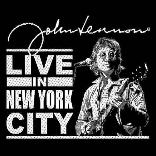 John Lennon Standard Woven Patch: Live in New York City - John Lennon - Fanituote - Epic Rights - 5055295314627 - 