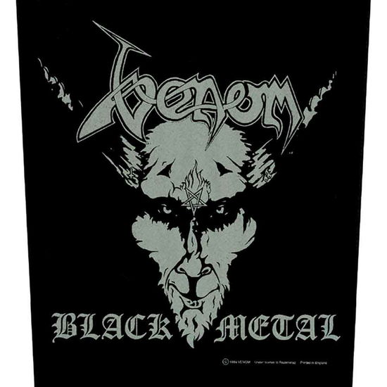 Venom Back Patch: Black Metal - Venom - Merchandise - PHM - 5055339708627 - August 19, 2019