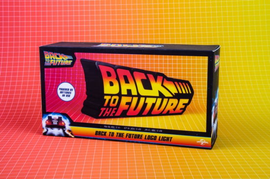 Lamp Back to the Future Logo Back to the Future BTTF Fizz