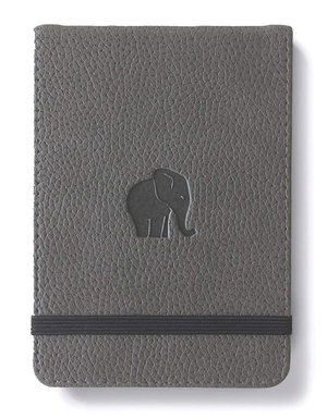 Cover for Dingbats A6+ Wildlife Grey Elephant Reporter Notebook - Plain (Stationery) (2018)