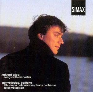 Cover for Grieg / Ltnso / Mikkelsen / Vollestad · Songs with Orchestra (CD) (1994)