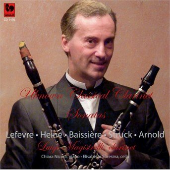 Cover for Lefevre-Heine-Bassiere-Struck-Arnol · Unknown Classical Clarinet Sonatas (CD) (2019)