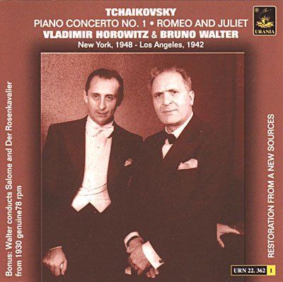 Cover for Tchaikovsky / Stauss / Horowitz / Walter · Piano Concerto 1 (CD) (2008)
