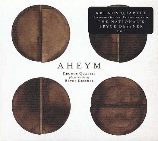 Cover for Kronos Quartet &amp; Bryce Dessner · Aheym (CD) (2013)