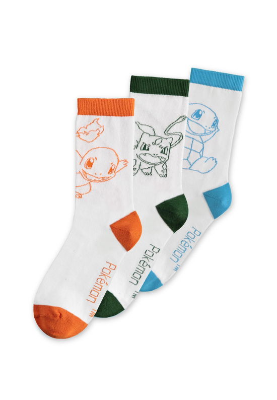 Cover for Pokemon: Crew · Multicolor (Socks 3 Pack / Calzini Unisex Tg. 39/42) (Toys) (2023)