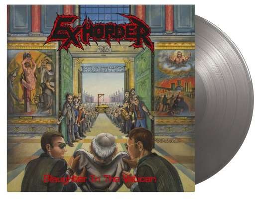 Cover for Exhorder · Slaughter In The Vatican (Ltd. Silver Vinyl) (LP) [Coloured edition] (2021)