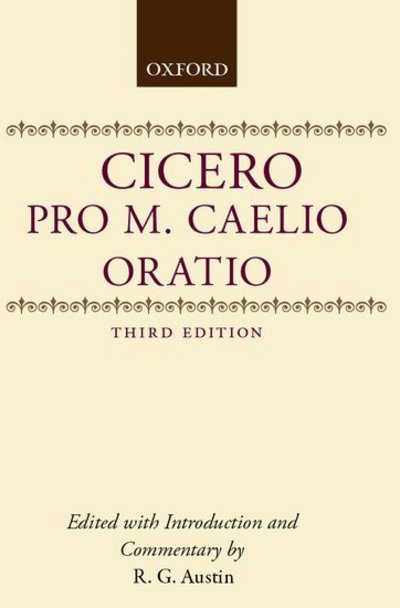 Cover for Cicero · Pro Caelio - Clarendon Paperbacks (Paperback Book) [3 Revised edition] (1988)
