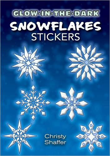 Glow-In-The-Dark Snowflakes Stickers - Little Activity Books - Christy Shaffer - Gadżety - Dover Publications Inc. - 9780486470627 - 25 września 2009