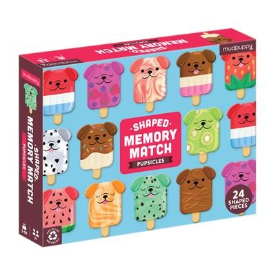Cover for Mudpuppy · Pupsicles Shaped Memory Match (GAME) (2022)