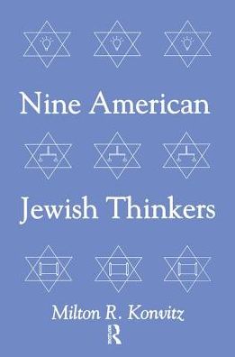 Cover for Milton Konvitz · Nine American Jewish Thinkers (Paperback Book) (2018)