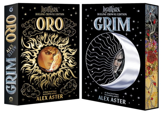 Cover for Alex Aster · Grim and Oro: Dueling Crowns Edition (A Lightlark Saga Deluxe Companion Book) (Hardcover Book) (2025)