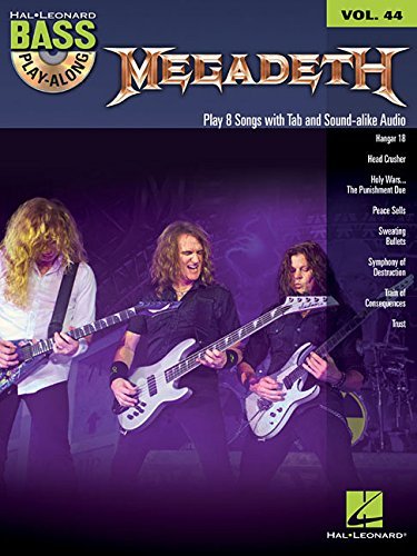 Cover for Megadeth · Bass Play Along: Megadeth (Megadeth Bgtr Bk/cd) (CD) [1 Pap / Com edition] (2014)