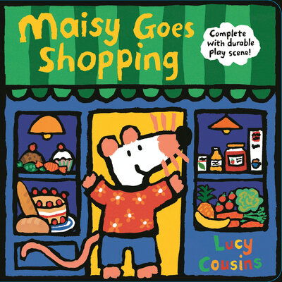 Cover for Lucy Cousins · Maisy Goes Shopping: Complete with Durable Play Scene (Tavlebog) (2019)