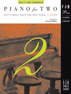 Cover for Carol Matz · Piano for Two, Book 4 (Book) (2023)