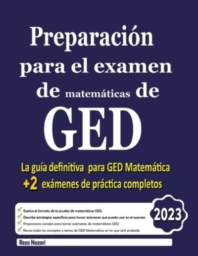 Cover for Reza Nazari · Preparación para el Examen de Matemáticas de GED (Buch) (2023)