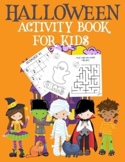Cover for Cute Kawaii Notebooks · Halloween Activity Book for Kids (Paperback Book) (2019)