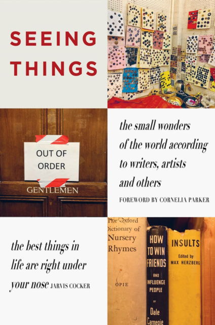 Cover for SEEING THINGS: the small wonders of the world according to writers, artists and others (Paperback Book) (2023)