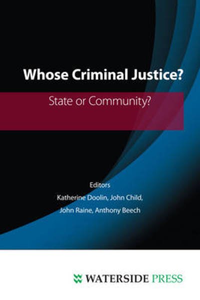 Cover for Katherine Doolin · Whose Criminal Justice?: State or Community (Taschenbuch) (2011)